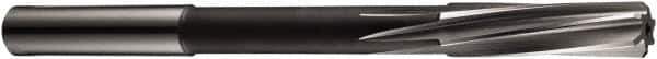 DORMER - 4mm Cobalt 6 Flute Chucking Reamer - Spiral Flute, 4mm Straight Shank, 19mm Flute Length, 75mm OAL - USA Tool & Supply