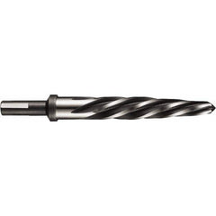 DORMER - 1" Reamer Diam, 1/2" Diam Straight Shank, 4-9/16" Flute, Car Reamer - USA Tool & Supply