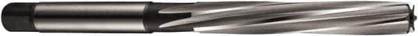 DORMER - 0.3152" Diam, Straight Shank, 58mm Flute, Hand Reamer - Spiral Flute, 4.53" OAL, Left Hand Spiral, Right Hand Cut, 6 Flutes, High Speed Steel - USA Tool & Supply