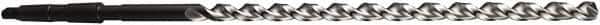 DORMER - 29mm, 3MT 130° Point High Speed Steel Taper Shank Drill Bit - Bright/Oxide Finish, 305mm Flute Length, 460mm OAL, Parabolic Flute, Series A951 - USA Tool & Supply
