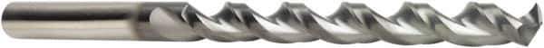 DORMER - 0.4724", 130° Point, Spiral Flute, Cobalt Taper Length Drill Bit - AlCrN Finish, 134mm Flute Length, 205mm OAL, Series A941 - USA Tool & Supply