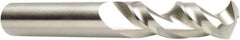 DORMER - 0.689" 130° Spiral Flute Cobalt Screw Machine Drill Bit - Bright Finish, Right Hand Cut, 62mm Flute Length, 123mm OAL, Special Type Point, Straight Shank - USA Tool & Supply