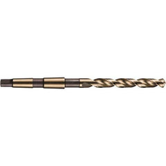 DORMER - 17mm, 2MT 118° Point Cobalt Taper Shank Drill Bit - USA Tool & Supply
