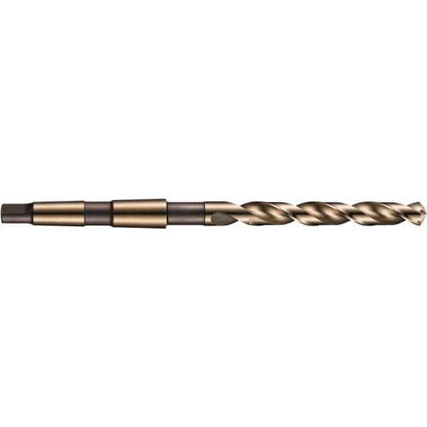 DORMER - 11.8mm, 1MT 118° Point Cobalt Taper Shank Drill Bit - USA Tool & Supply