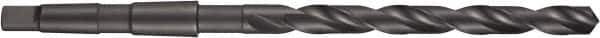 DORMER - 46mm, 4MT 118° Point High Speed Steel Taper Shank Drill Bit - Oxide Finish, 310mm Flute Length, 459mm OAL, Spiral Flute, Series A350 - USA Tool & Supply