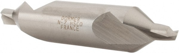 DORMER - #7 60° Incl Angle Cobalt Combo Drill & Countersink - USA Tool & Supply