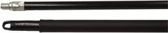 Weiler - 60 x 15/16" Metal Squeegee Handle - Threaded Connection, Black - USA Tool & Supply