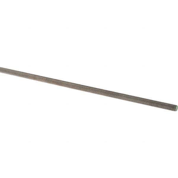 Value Collection - Stainless Steel Threaded Rod - Uncoated - USA Tool & Supply
