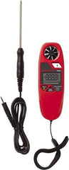 Amprobe - 1.1 to 20 m/Sec Air Anemometer - 158°F Max - USA Tool & Supply