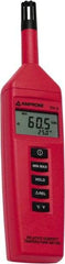 Amprobe - -4 to 140°F, 0 to 100% Humidity Range, Temp and Humidity Recorder - 3% Relative Humidity Accuracy, 0.1% RH, 0.1° F/C Resolution - USA Tool & Supply