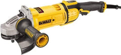 DeWALT - 7" Wheel Diam, 8,500 RPM, Corded Angle & Disc Grinder - 5/8-11 Spindle, 115 Volts, 15 Amps, Rear Exhaust - USA Tool & Supply