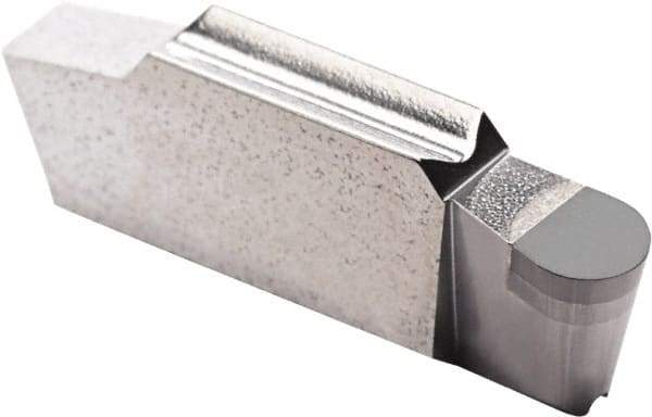 Seco - LCGN, 0.1181" Cutting Width, LF, CBN010 Grade, Single End Multi-Directional Turning Insert - Uncoated, Full Radius - USA Tool & Supply