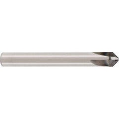 Seco - 6mm Diam 4 Flute Single End Solid Carbide Chamfer Mill - USA Tool & Supply