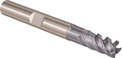 Seco - 10mm, 4 Flute, Single End, Solid Carbide, 2mm Corner Radius End Mill - 72mm OAL, 48° Helix, Right Hand Flute, 22mm LOC, Right Hand Cut - USA Tool & Supply