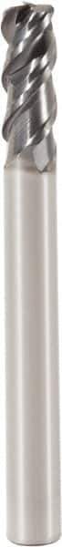 Seco - 20mm, 3 Flute, Single End, Solid Carbide, 2mm Corner Radius End Mill - 110mm OAL, 48° Helix, Right Hand Flute, 42mm LOC, Right Hand Cut - USA Tool & Supply