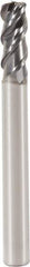Seco - 20mm, 3 Flute, Single End, Solid Carbide, 2mm Corner Radius End Mill - 110mm OAL, 48° Helix, Right Hand Flute, 42mm LOC, Right Hand Cut - USA Tool & Supply
