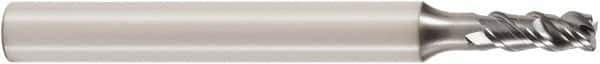 Seco - 3mm, 3 Flute, Single End, Solid Carbide, 0.5mm Corner Radius End Mill - 57mm OAL, 48° Helix, Right Hand Flute, 7mm LOC, Right Hand Cut - USA Tool & Supply