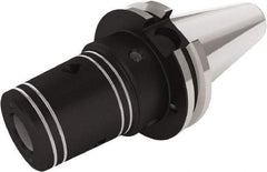 Seco - 12.7mm Hole Diam, CAT40 Taper Shank Shrink Fit Tool Holder & Adapter - 63.5mm Projection, 27mm Nose Diam, 47.5mm Clamping Depth, Through Coolant - Exact Industrial Supply