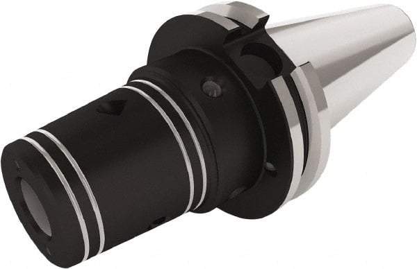 Seco - 25.4mm Hole Diam, CAT50 Taper Shank Shrink Fit Tool Holder & Adapter - 101.6mm Projection, 44mm Nose Diam, 58.5mm Clamping Depth, Through Coolant - Exact Industrial Supply