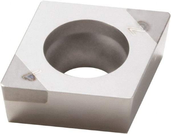 Seco - CCGW431 S Grade CBN010 PCBN Turning Insert - 80° Diamond, 1/2" Inscr Circle, 3/16" Thick, 1/64" Corner Radius - USA Tool & Supply