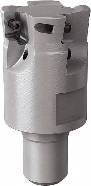 Seco - 32mm Cut Diam, 6mm Max Depth of Cut, Indexable Plunge End Mill - M16 Modular Connection, Multiple Insert Styles, R217.79 Toolholder Style, Through Coolant, Series Turbo 10 - USA Tool & Supply