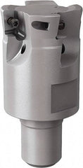 Seco - 32mm Cut Diam, 6mm Max Depth of Cut, Indexable Plunge End Mill - M16 Modular Connection, Multiple Insert Styles, R217.79 Toolholder Style, Through Coolant, Series Turbo 10 - USA Tool & Supply