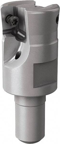 Seco - 20mm Cut Diam, 6mm Max Depth of Cut, Indexable Plunge End Mill - M10 Modular Connection, Multiple Insert Styles, R217.79 Toolholder Style, Through Coolant, Series Turbo 10 - USA Tool & Supply