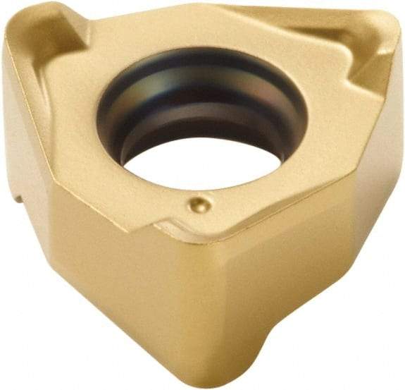 Seco - XNEX040308 M06 Grade MM4500 Carbide Milling Insert - TiCN/Al2O3 Finish, 0.1303" Thick, 0.2638" Inscribed Circle, 0.8mm Corner Radius - USA Tool & Supply