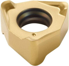 Seco - XNEX040308 M06 Grade MM4500 Carbide Milling Insert - TiCN/Al2O3 Finish, 0.1303" Thick, 0.2638" Inscribed Circle, 0.8mm Corner Radius - USA Tool & Supply