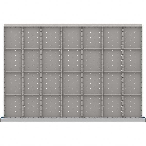 LISTA - 28-Compartment Drawer Divider Layout for 3.15" High Drawers - USA Tool & Supply