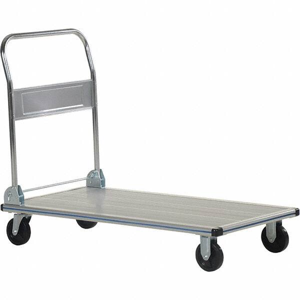 Vestil - 600 Lb Capacity Steel Platform Truck - Steel Deck, 24" OAW - USA Tool & Supply
