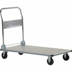 Vestil - 600 Lb Capacity Steel Platform Truck - Steel Deck, 24" OAW - USA Tool & Supply