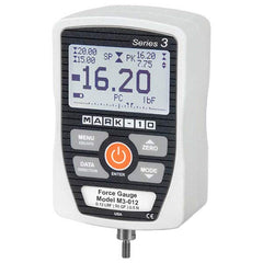 Mark-10 - Digital Tension & Compression Force Gages Capacity (gf): 50.00 Capacity (lbf): 0.12 - USA Tool & Supply
