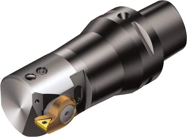 Sandvik Coromant - Right Hand Cut, 86mm Min Bore Diam, Steel Modular Boring Cutting Unit Head - 3" Max Bore Depth, Through Coolant, Compatible with TCMT 221825..TC-Cx (1) - USA Tool & Supply