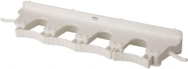 Vikan - 22 Lb Capacity, 3-5/32" Projection, Polypropylene/Rubber Wall Strip Organizer - 15-1/2" OAL - USA Tool & Supply