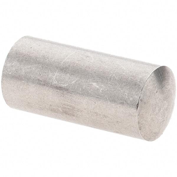 Value Collection - 5mm Diam x 10mm Pin Length 416 Stainless Steel Precision Dowel Pin - C 36-42 Hardness, 1 Beveled & 1 Rounded End - USA Tool & Supply