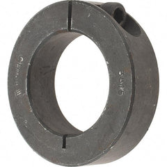 Value Collection - 35mm Bore, Steel, One Piece Clamp Collar - 2-1/4" Outside Diam - USA Tool & Supply