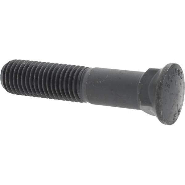 Value Collection - 3/4-10 UNC, 3-3/4" OAL, Alloy Steel Plow Bolt - Uncoated, Grade 8 - USA Tool & Supply