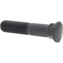 Value Collection - 3/4-10 UNC, 3-3/4" OAL, Alloy Steel Plow Bolt - Uncoated, Grade 8 - USA Tool & Supply