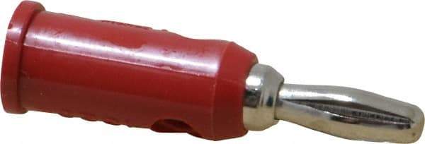 Pomona - Red Electrical Test Equipment Banana Plug - USA Tool & Supply