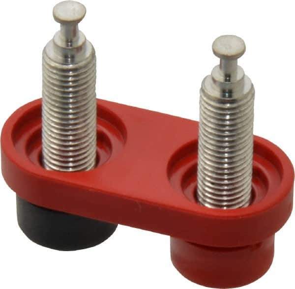 Pomona - Red Electrical Test Equipment Jack - Use with 0.070-0.375" Panels - USA Tool & Supply