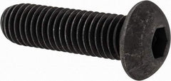 Value Collection - 1/2-13 UNC Hex Socket Drive, Button Screw - Alloy Steel, Black Oxide Finish, Fully Threaded, 1-3/4" Length Under Head - USA Tool & Supply