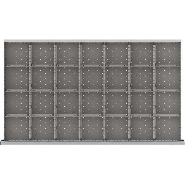 LISTA - 28-Compartment Drawer Divider Layout for 3.15" High Drawers - USA Tool & Supply