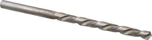 Chicago-Latrobe - #8 118° High Speed Steel Jobber Drill - Bright Finish, Left Hand Cut, Spiral Flute, Straight Shank, 3-5/8" OAL, Standard Point - USA Tool & Supply