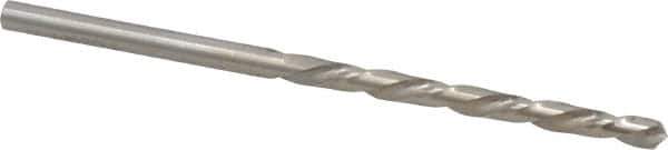 Chicago-Latrobe - #28 118° High Speed Steel Jobber Drill - Bright Finish, Left Hand Cut, Spiral Flute, Straight Shank, 2-7/8" OAL, Standard Point - USA Tool & Supply