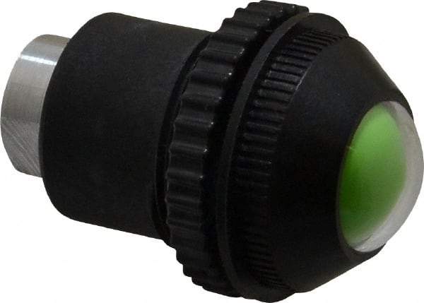 Norgren - 1/8" Female NPTF Bottom Rotowink Pressure Indicator - 10 to 125 psiG, Green Unactuated Color & Red Actuated Color - USA Tool & Supply