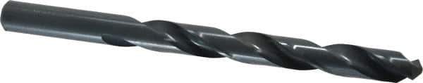 Chicago-Latrobe - Letter X 135° High Speed Steel Jobber Drill - Oxide Finish, Right Hand Cut, Spiral Flute, Straight Shank, 5-1/8" OAL, Split Point - USA Tool & Supply