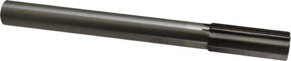 Interstate - 1-5/32" High Speed Steel Chucking Reamer - Straight Flute, Straight Shank, 2-7/8" Flute Length, 11" OAL - USA Tool & Supply