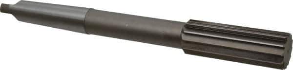 Interstate - 1-9/16" High Speed Steel 12 Flute Chucking Reamer - Straight Flute, 4MT Morse Taper Shank, 3-1/2" Flute Length, 12-1/2" OAL - USA Tool & Supply