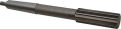 Interstate - 1-9/16" High Speed Steel 12 Flute Chucking Reamer - Straight Flute, 4MT Morse Taper Shank, 3-1/2" Flute Length, 12-1/2" OAL - USA Tool & Supply